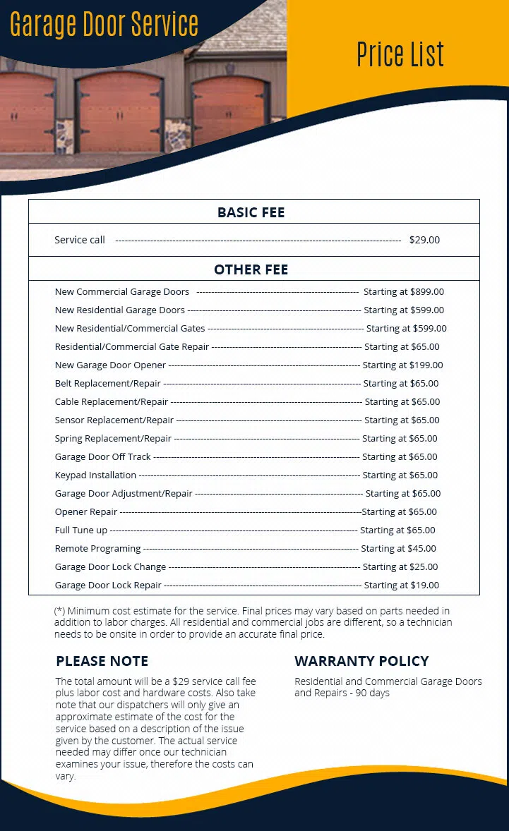 Global Garage Door Service Sterling Heights, MI 586-434-0001